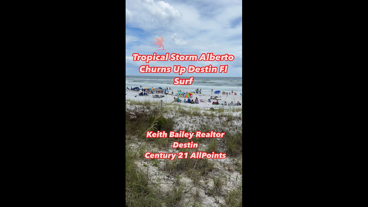 Tropical Storm Alberto Churns Up Destin Fl Beach Surf