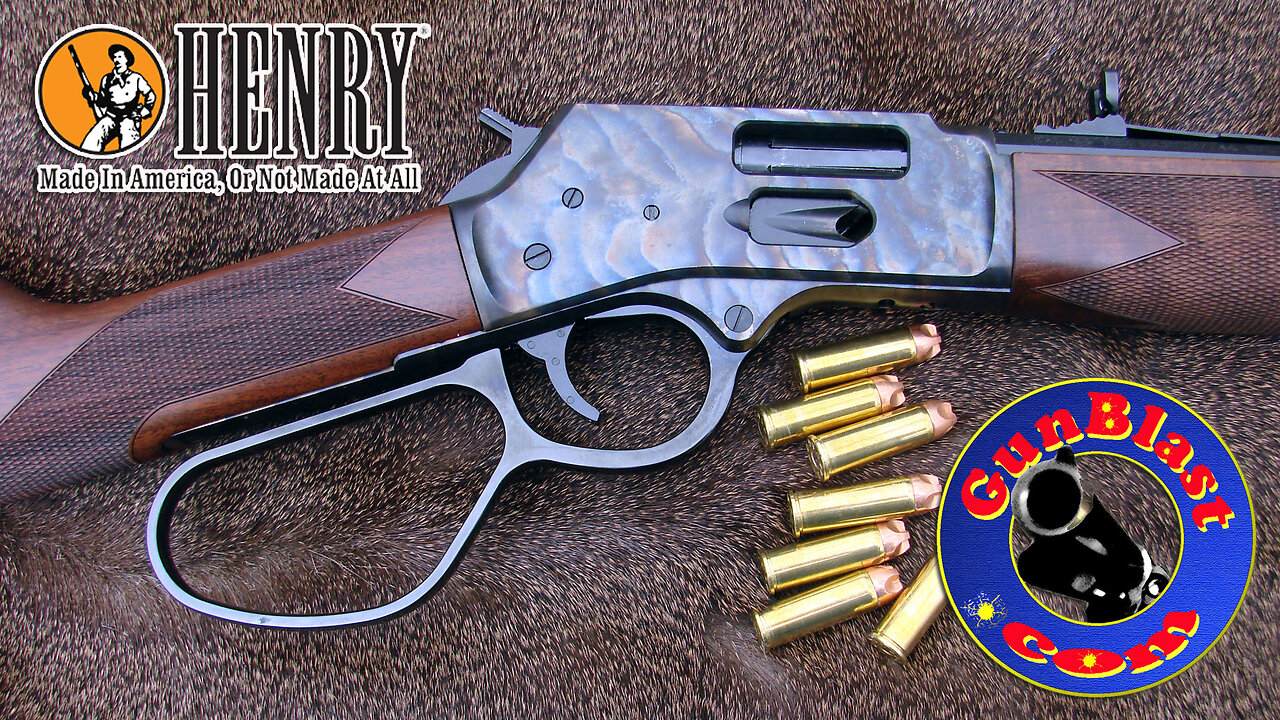 Big Boy Color Case Hardened 44 Mag/44 Spl Side Gate Lever-Action Carbine from Henry® USA