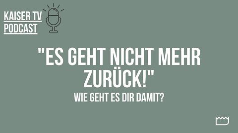 Es geht nicht mehr zurück! - Tim H. im Gespräch [Wie geht es dir damit?]