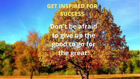 GET INSPIRED FOR SUCCESS