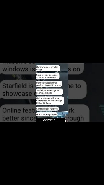 Online Features Will Work Better #starfield