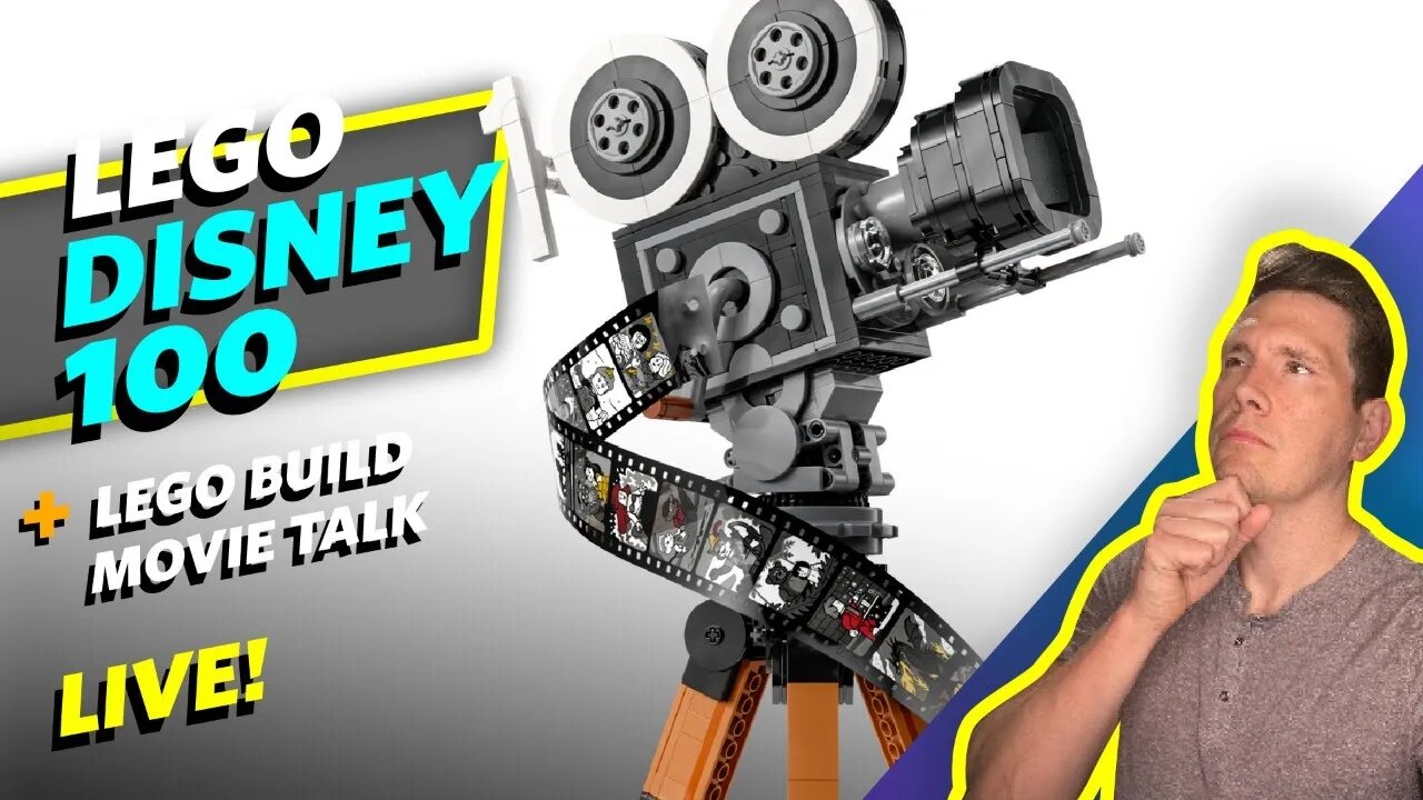 LEGO Disney 100 Movie Camera Build + Chatting Movies - LIVE