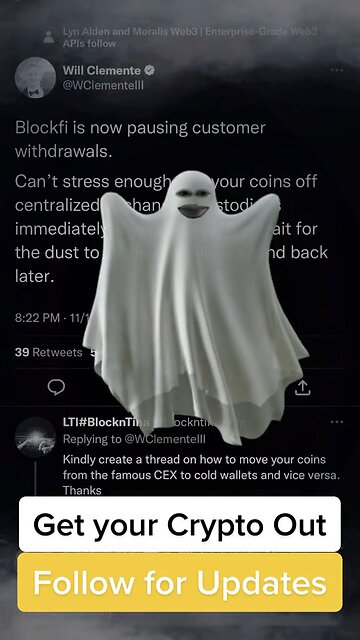 Get your Crypto off Exchanges Now