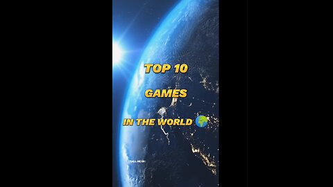 Top 10 Games in the world😱