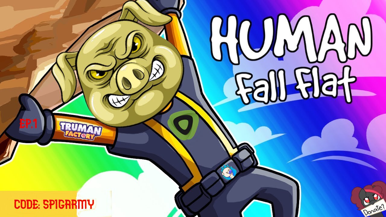 Human fall flat Co-op EP.1 sub goal 0/10 follow goal 16/50