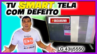 tv smart tela com defeito(única solução)