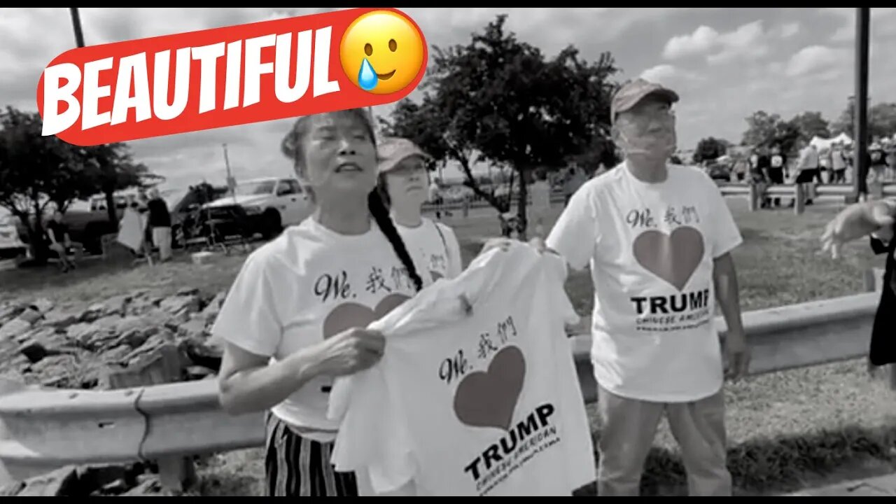 Escaped Ch!na for The American Dream With Tr8mp 😊😁