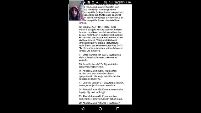Mitä juutalaisten Talmud opettaa