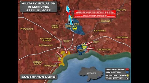 Mariupol Update. It looks good for Russia. Azov on the ropes. Voice over today no subtitles.