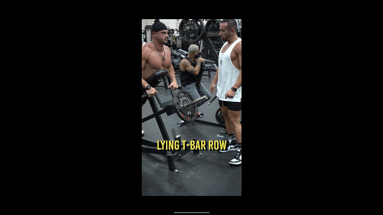 Laying T-Bar Rows - The Flexing Academy