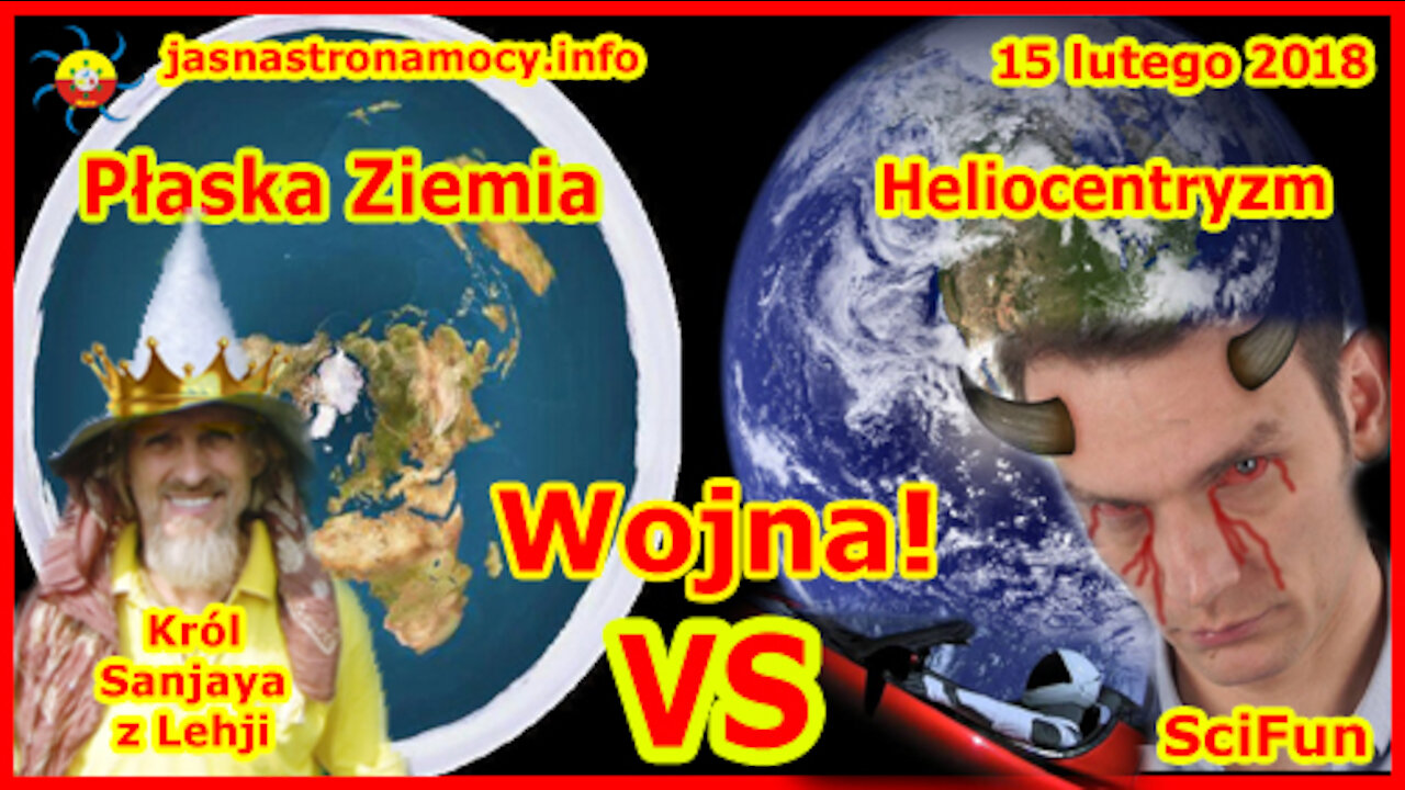 Płaska Ziemia vs Heliocentryzm Wojna SciFun