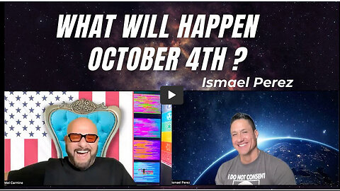 Ismael Perez: October 4th IS A NOTHING BURGER, KEEP YOUR CELL PHONES ON!!