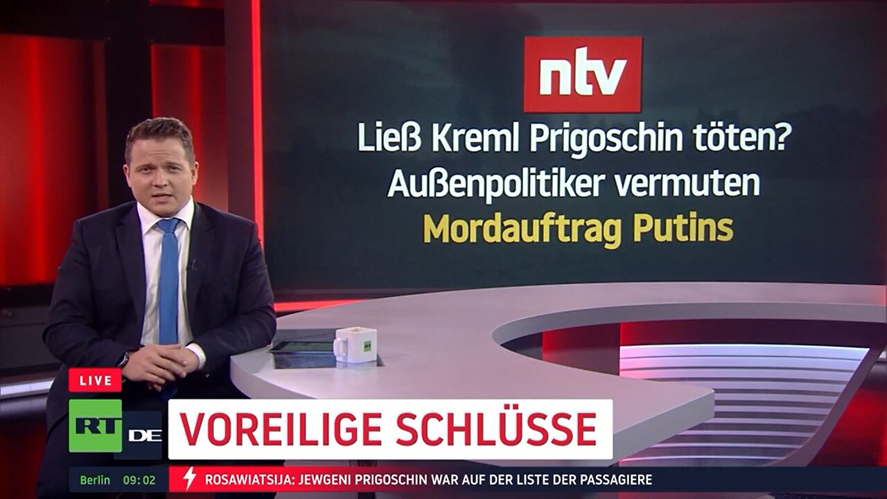 Nach Absturz von Wagner-Flugzeug: Spekulationen und Schuldzuweisungen in westlichen Medien