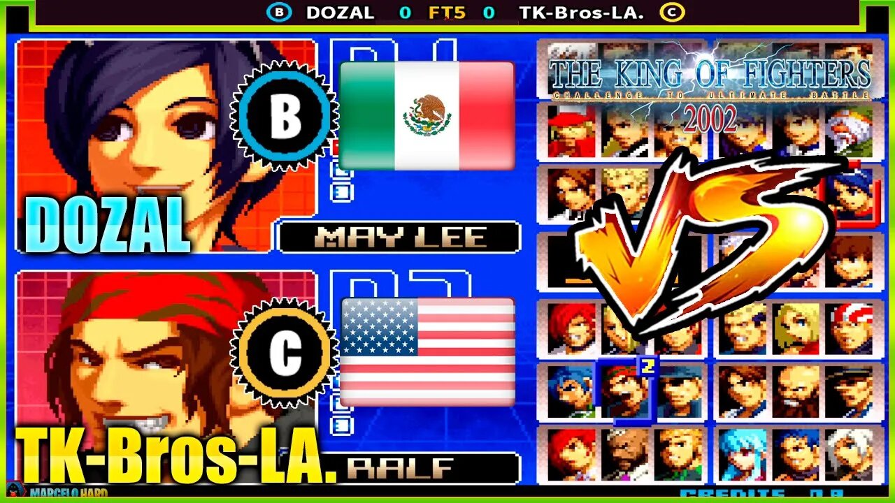 The King of Fighters 2002 (DOZAL Vs. TK-Bros-LA.) [Mexico Vs. U.S.A.]