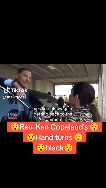 Watch his hand he is evil