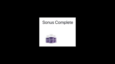The Sonus Complete a 100% Natural Tinnitus Treatment