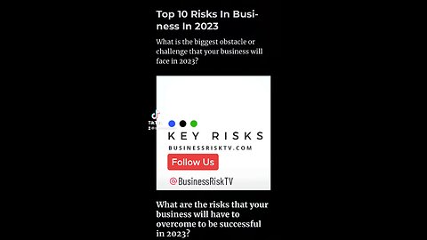 Key Business Risks 2023