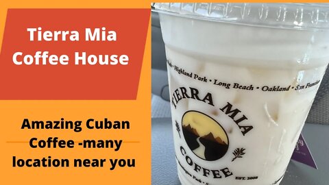 TRY this coffee place Tierra Mia coffee -many location near you just look up Yelp !