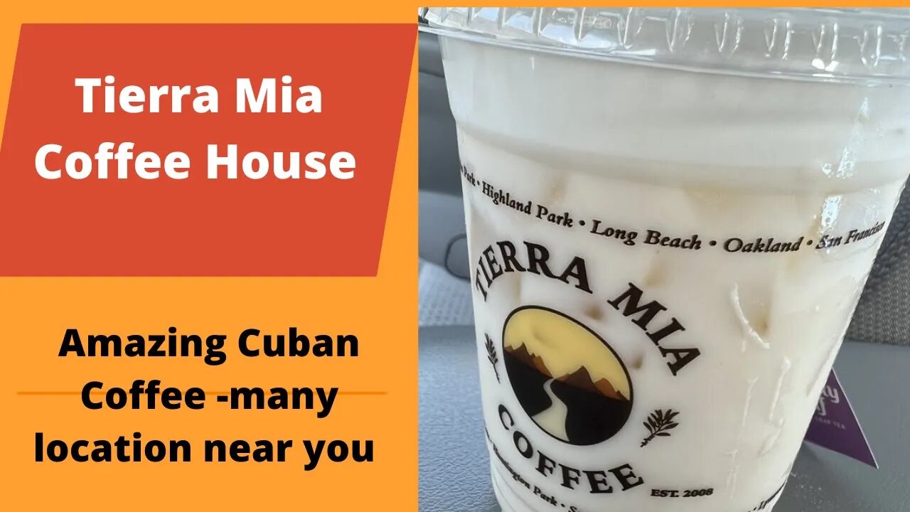 TRY this coffee place Tierra Mia coffee -many location near you just look up Yelp !