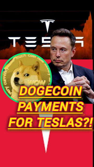 Dogecoin payments will be accepted for Teslas #viral #crypto