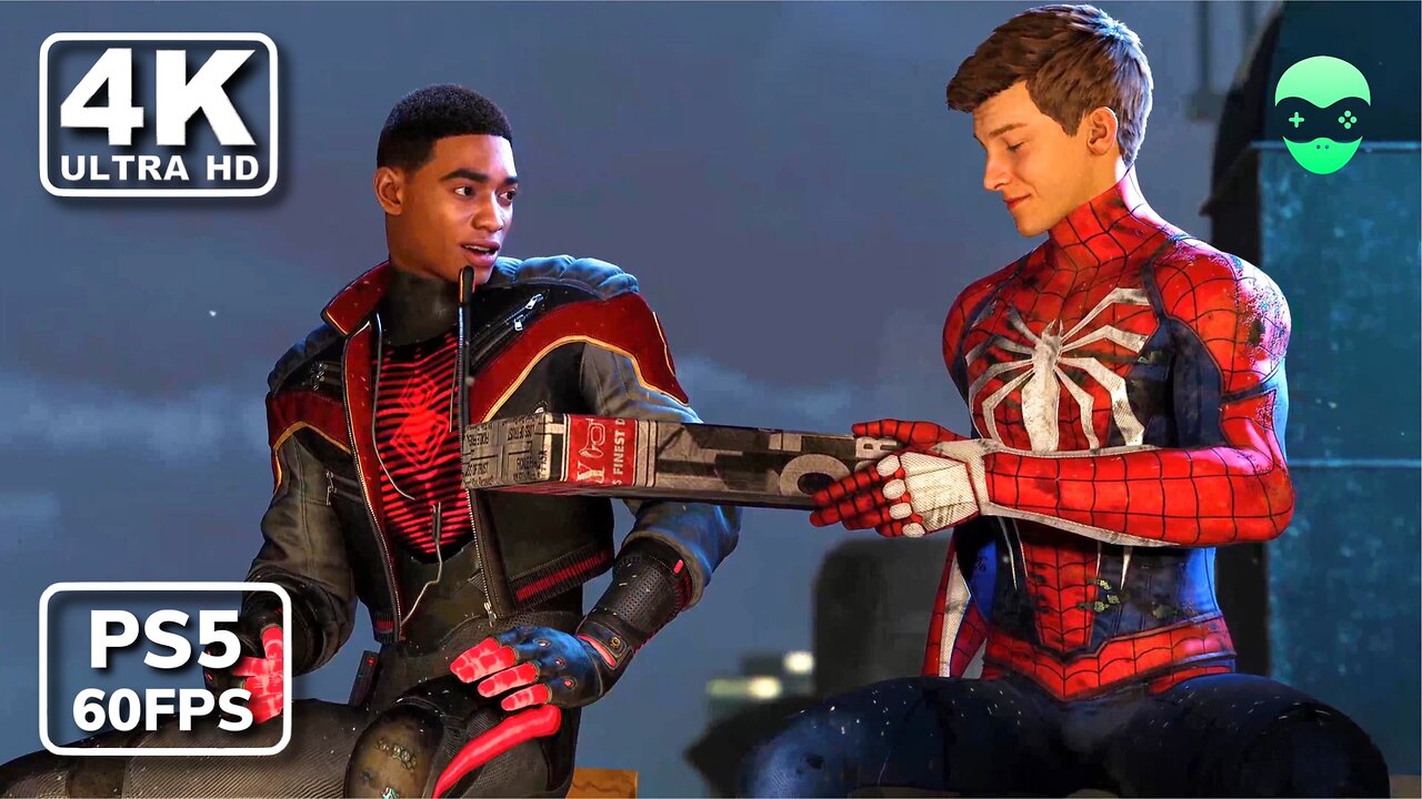 Spider-Man Miles Morales PS5 - Peter Gives Miles His New Suit