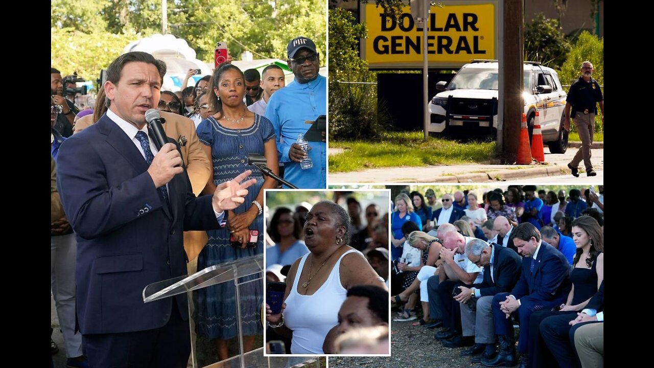 Jacksonville shooting: Ron DeSantis booed at vigil honouring victims of racially-motivated attack