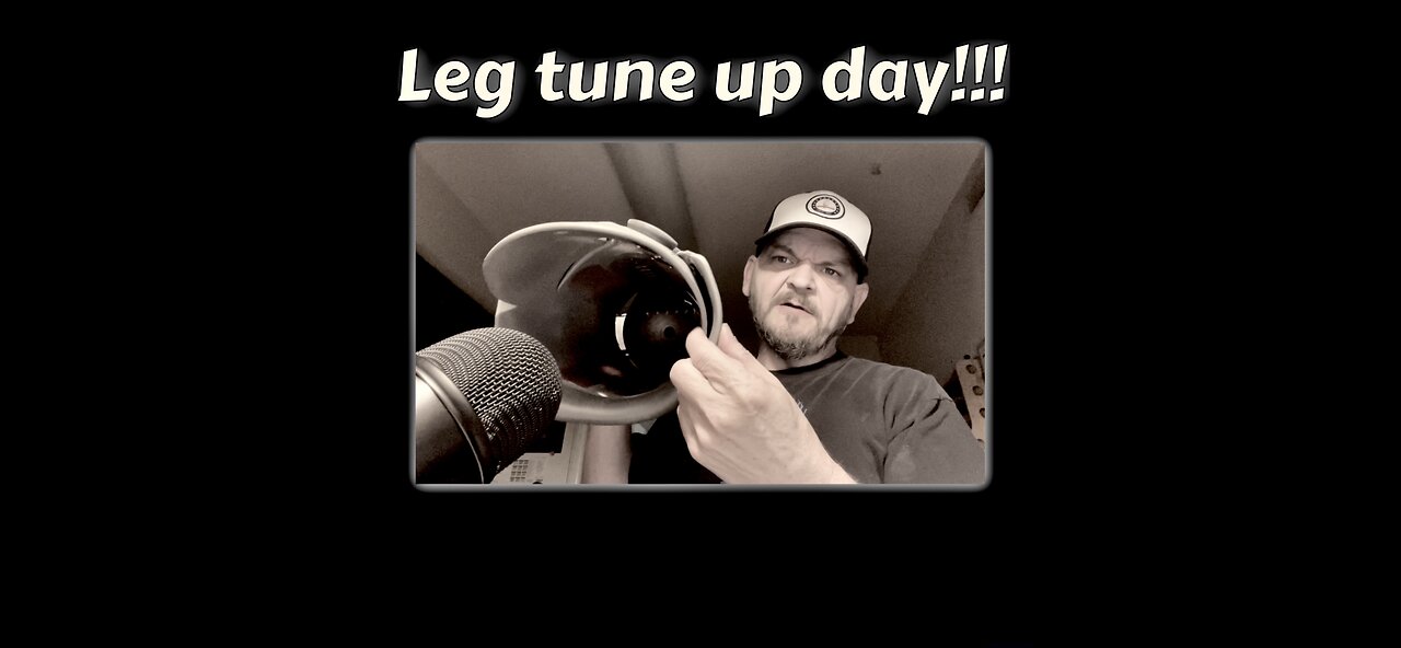 Come with me as I get a tune up on my leg.