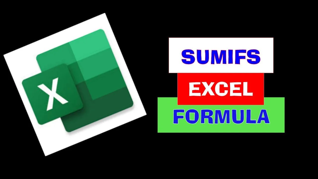 What is the Sumifs formula in Microsoft Excel? / How to use the Sumifs statement in Excel / Tutorial