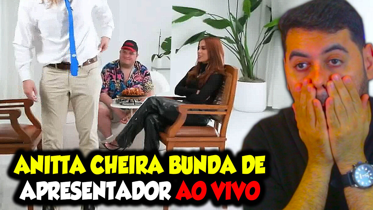 ANITTA CHEIRA BUNDA DE APRESENTADOR AO VIVO