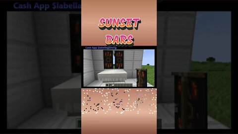 Minecraft: Sunset Bars