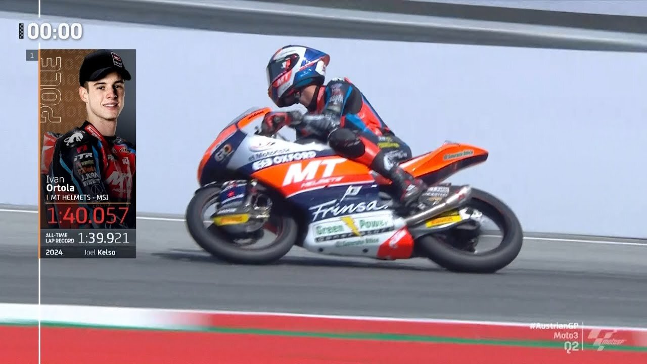 [MotoGP™] Austrian GP - Moto3 Pole Position & Interview