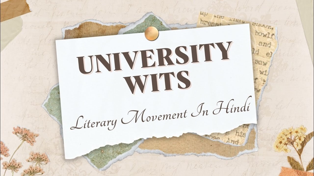 University wits in English literature