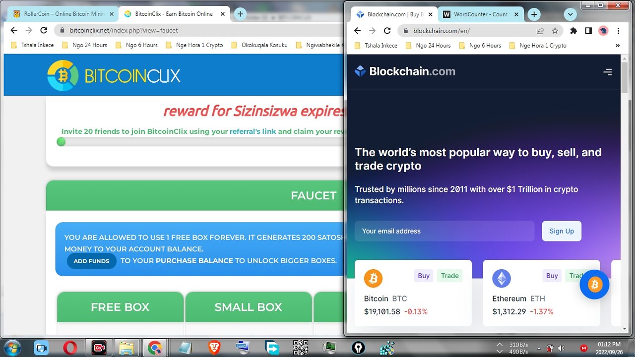 How To Earn 200 Bitcoin Faucet Money Daily At BITCOINCLIX And Withdraw At Blockchain