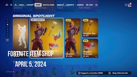 Fortnite Item Shop|April 5, 2024(*New* Stygian Boatman Bundle)