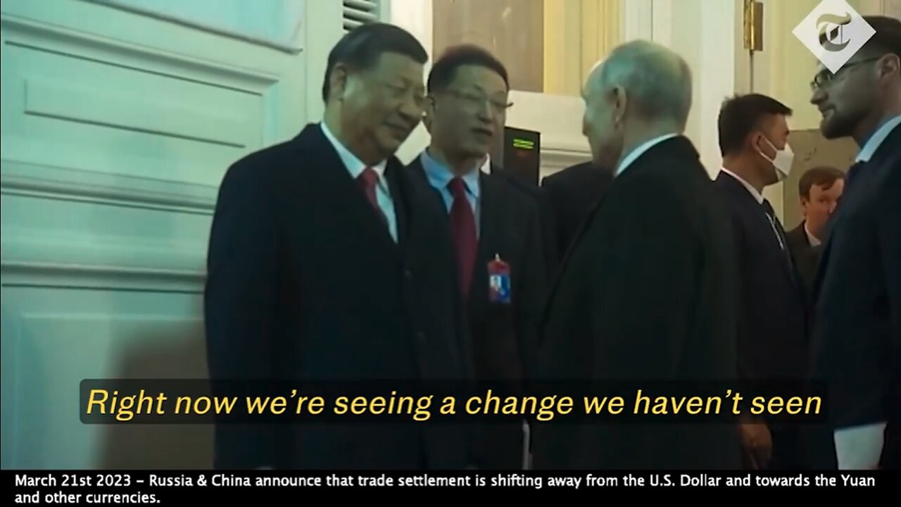 CBDC | Are Xi & Putin Referring to the Ending the U.S. Dollar As the World's Reserve Currency? "We're Seeing a Chance We Haven't Seen In 100 Years & We're Driving This Change Together." - Xi Jin (Speaking to Putin)