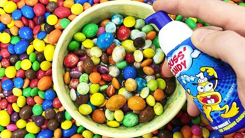 Satisfying ASMR Magic Rainbow Candy Mixing