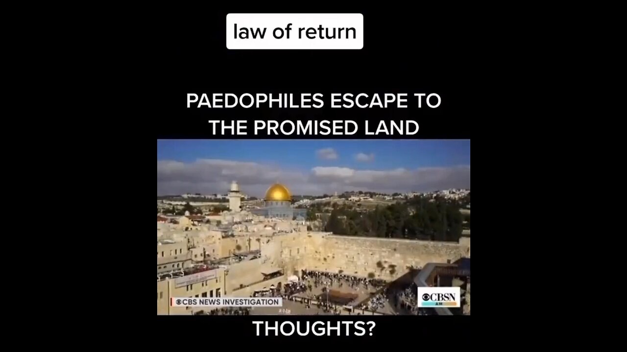 ISRAEL - THE MAIN HUB FOR PEDO BASTARDS