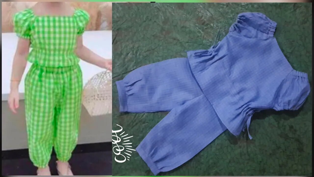 Top blouse and capri cutting and stitching