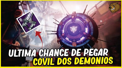 DESTINY 2 │ ANOITECER COVIL DOS DEMÓNIOS GRÃO MESTRE !