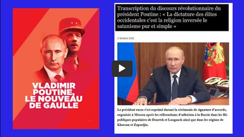 Le discours de réunification gaullien de Vladimir POUTINE (H