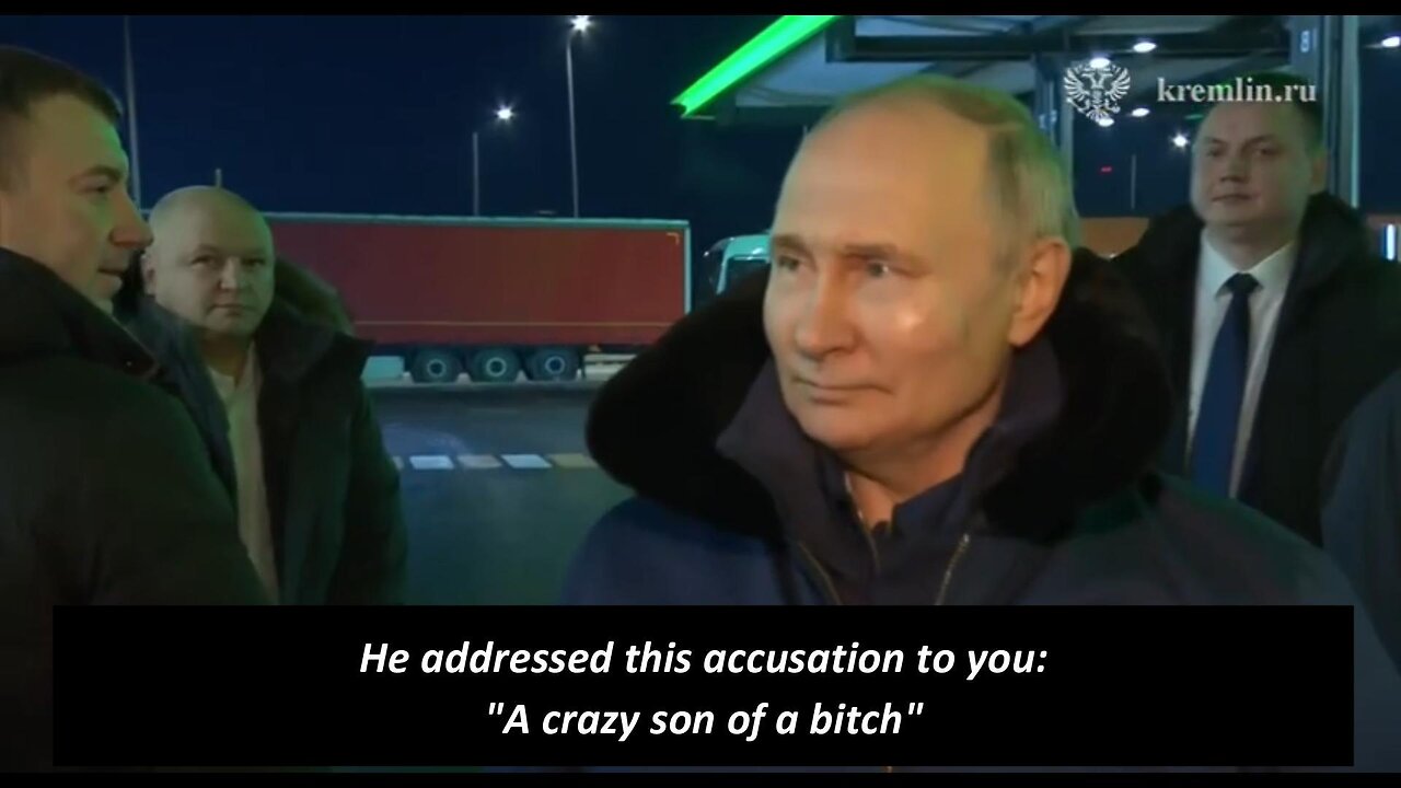 Putin on Biden's 'crazy S.O.B.' comment