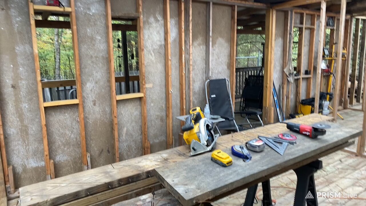 The process for cleaning up reclaimed material for cabin build