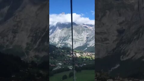 POV: you in a cable car ride in Switzerland #shorts