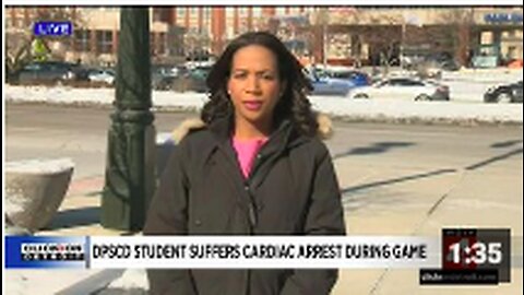 Highschool student struck by Cardiac Arrest during Basketball game in Detroit