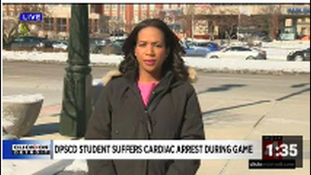 Highschool student struck by Cardiac Arrest during Basketball game in Detroit