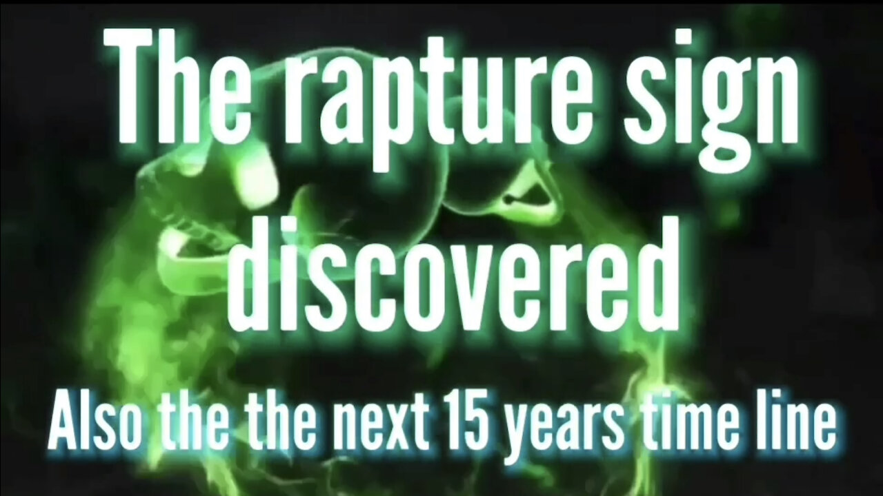 Rapture sign discovered