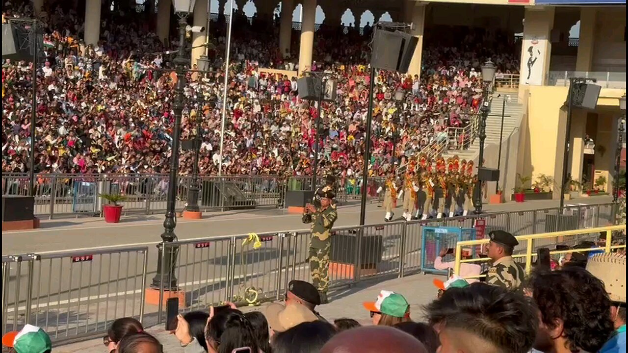 Wagah Border Amristar parade