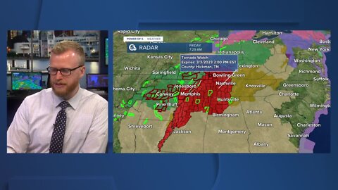 WATCH: Meteorologist Trent Magill breaks down Friday's flood threat