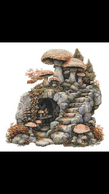ENCHANTED GARDEN Cross Stitch Pattern by Welovit | welovit.net | #welovit