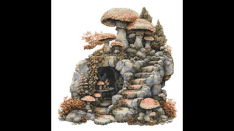 ENCHANTED GARDEN Cross Stitch Pattern by Welovit | welovit.net | #welovit